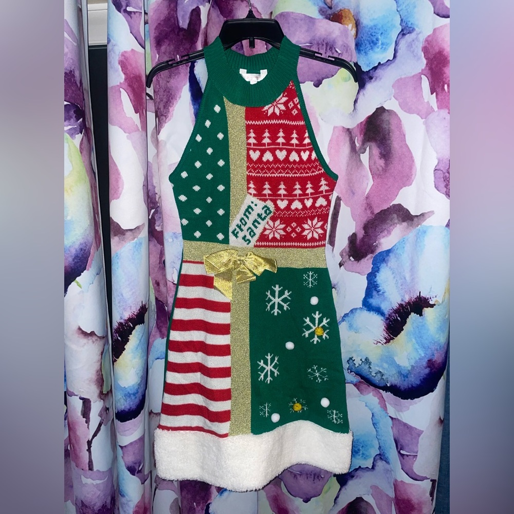 Cute Christmas Sweater Dress